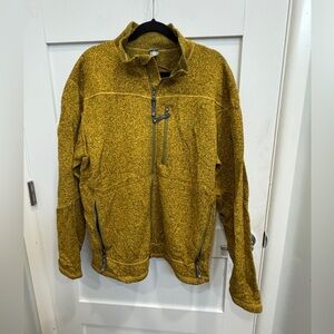 Stio Mustard Fleece Jacket